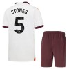 Maglia ufficiale Manchester City Stones 5 Trasferta 2023-24 per Bambino